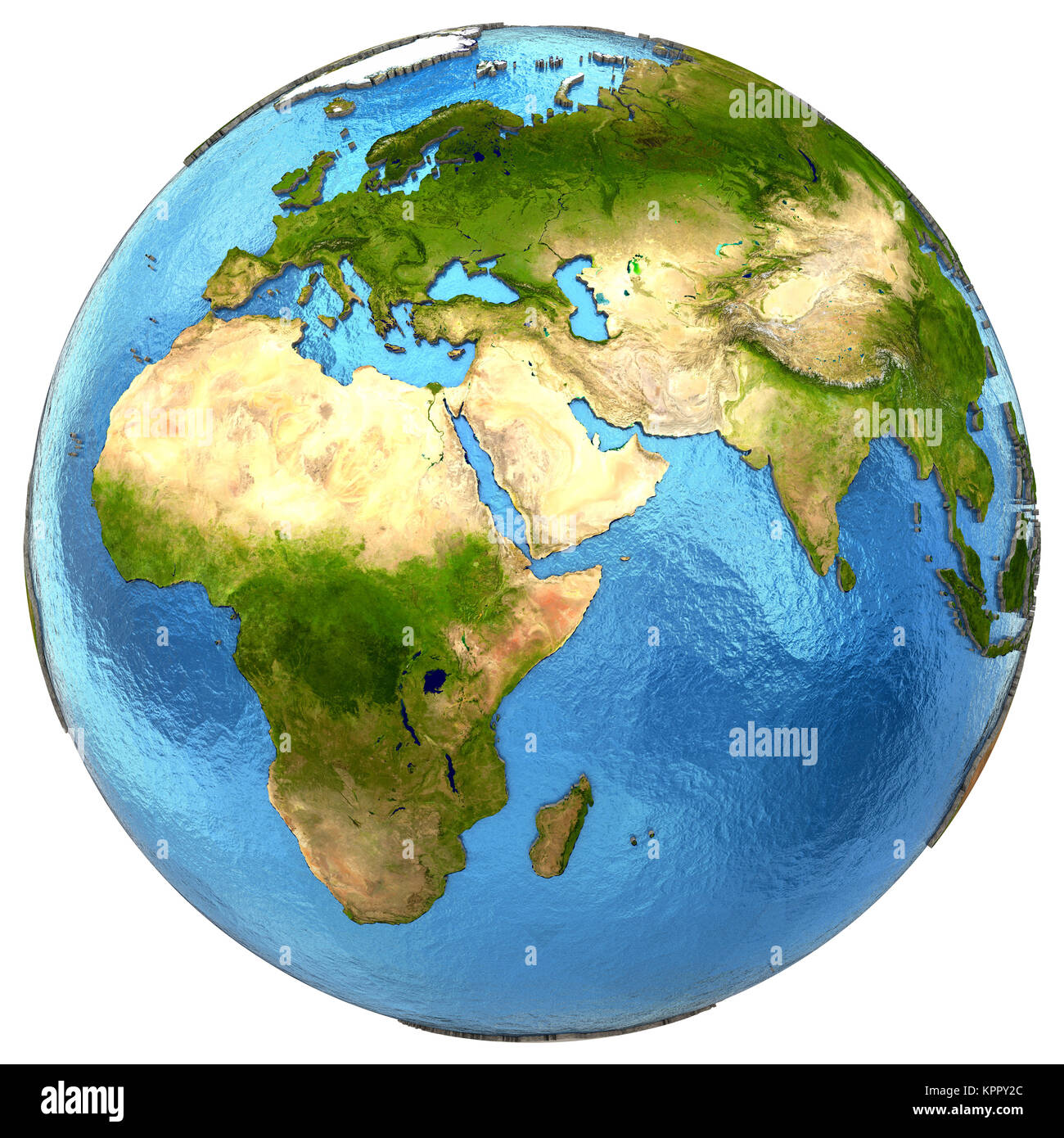 African and European continents on Earth Stock Photo - Alamy