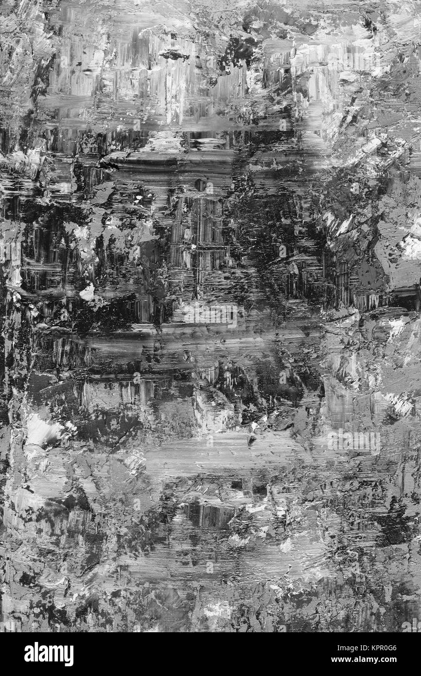 painted canvas, decorative painting, desaturated Stock Photo