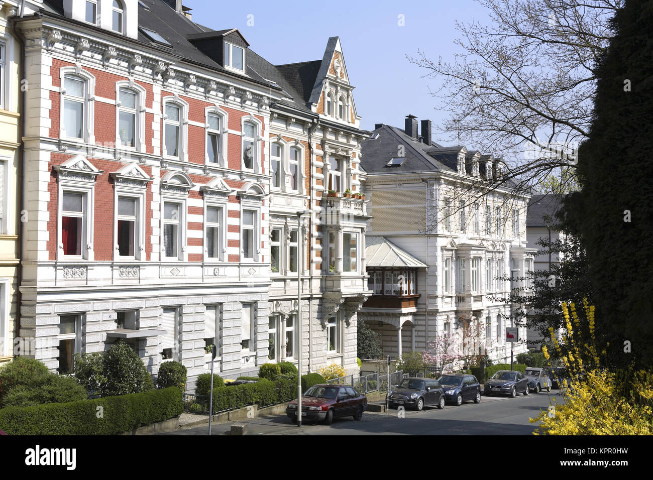 Germany, Wuppertal, houses at the Katernberger street in the district