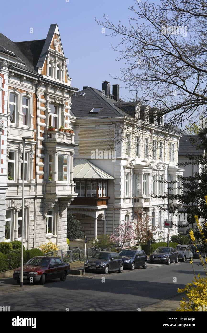Germany, Wuppertal, houses at the Katernberger street in the district