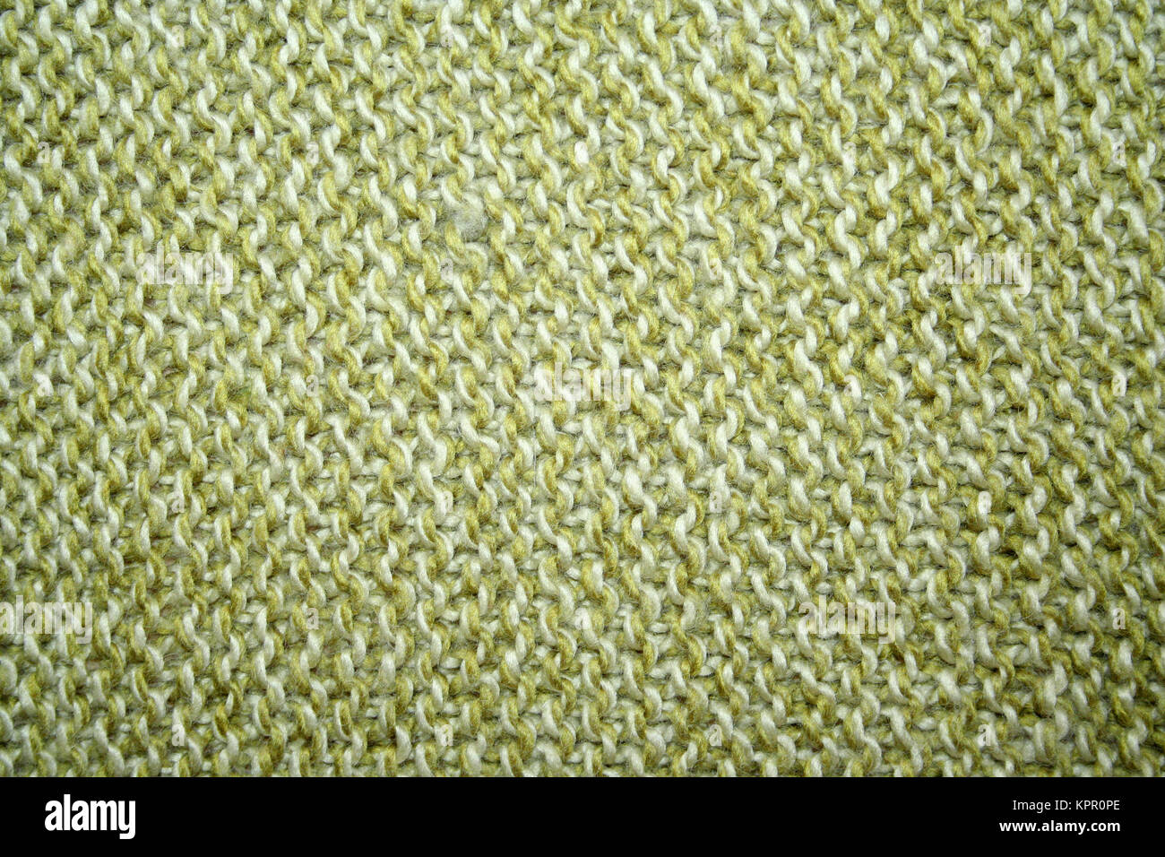 green color knitted wool as background Stock Photo