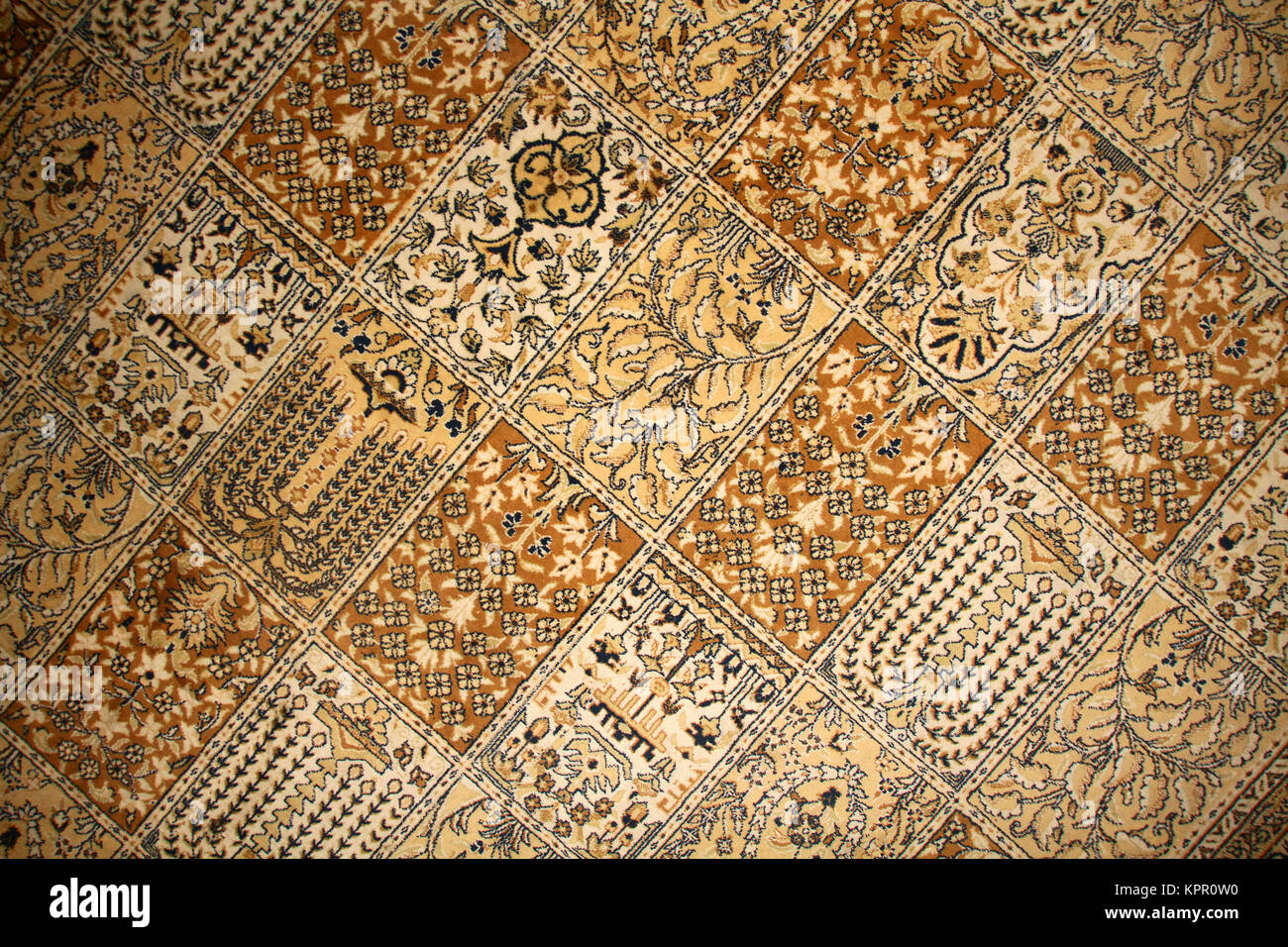 turkish carpet pattern Stock Photo