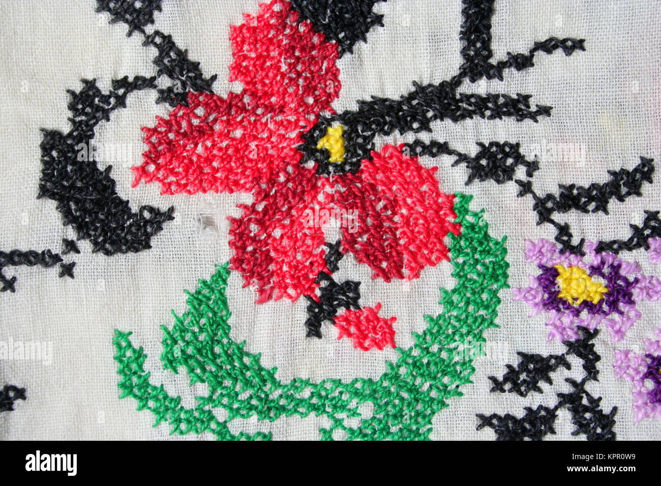 turkish embroidery Stock Photo
