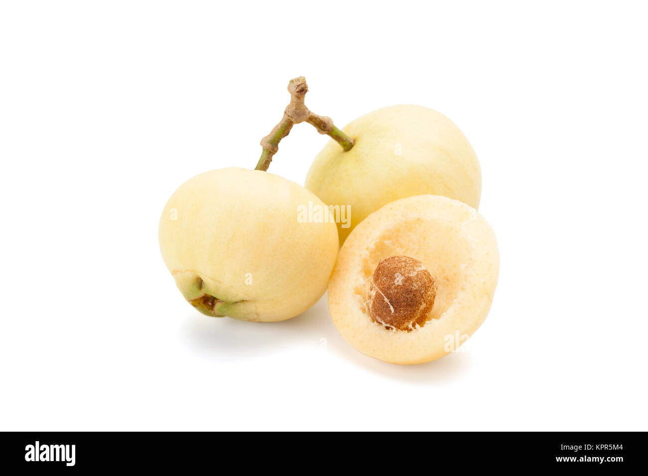 Syzygium jambos or rose apple Stock Photo