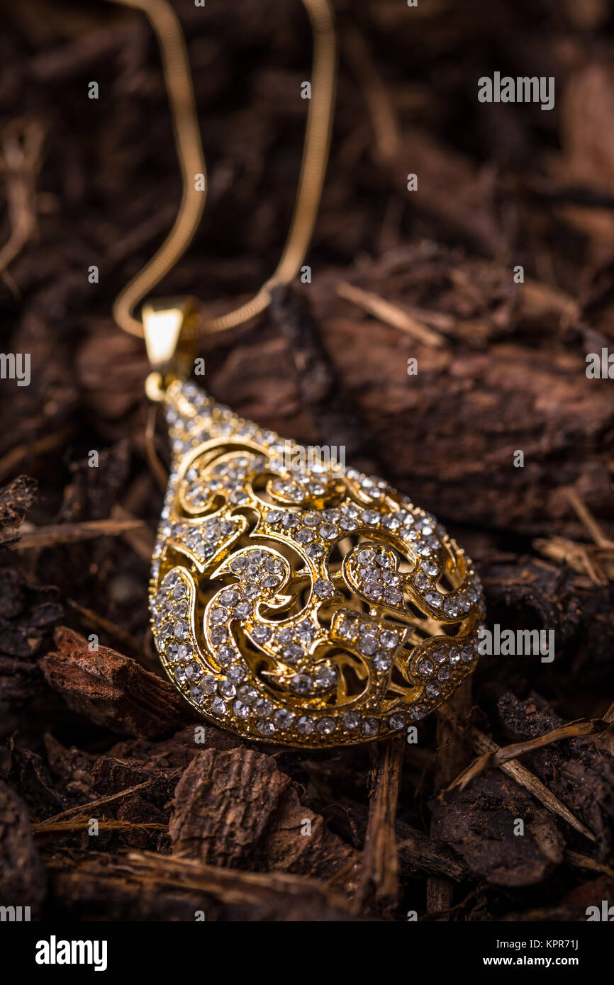 Drop shaped pendant Stock Photo Alamy