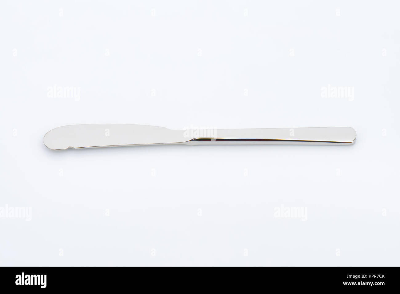 metal butter knife Stock Photo Alamy