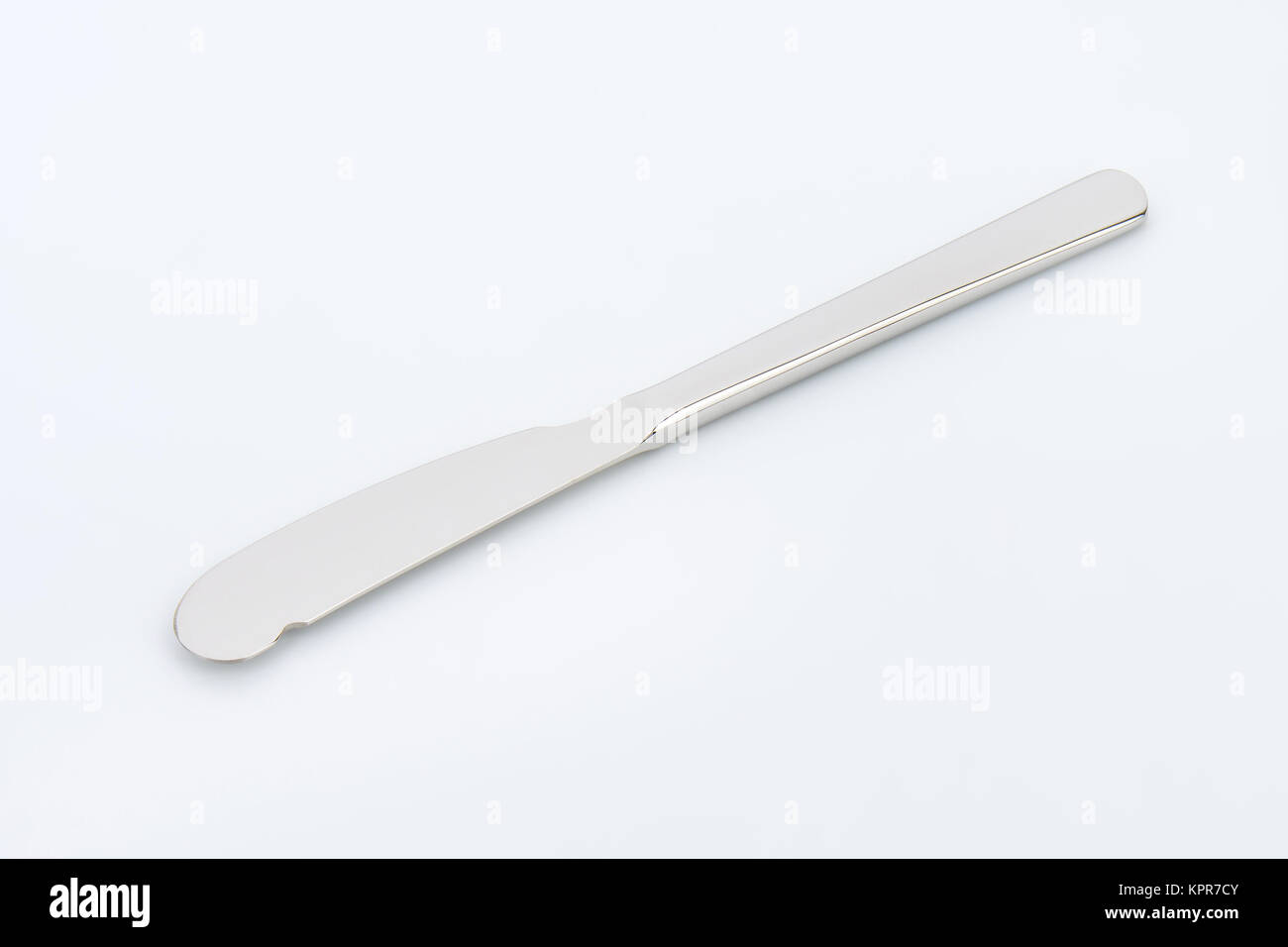metal butter knife Stock Photo Alamy