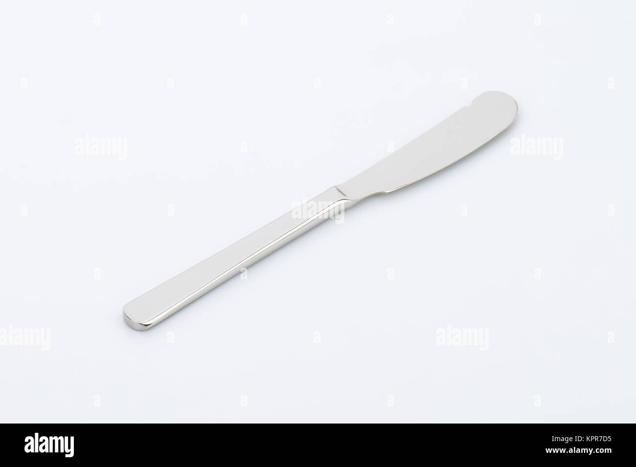 metal butter knife Stock Photo Alamy