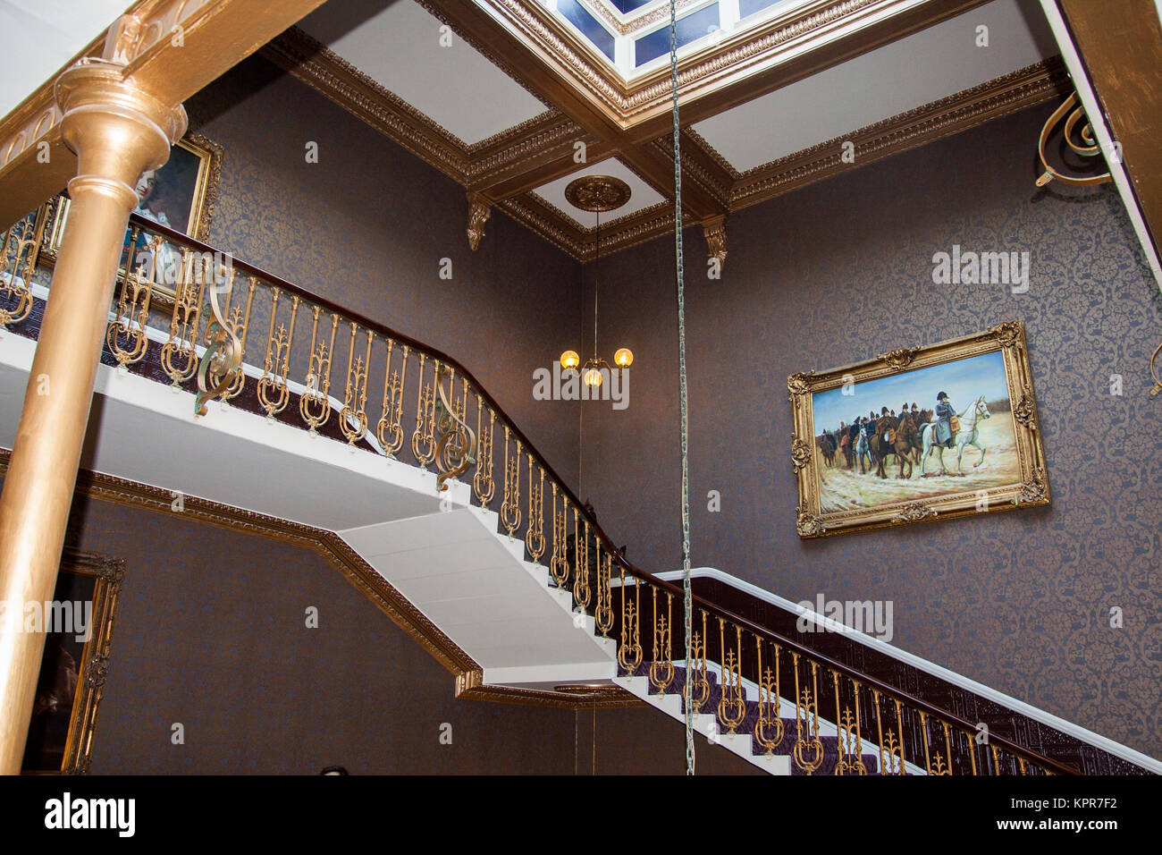 Best Western, The Queen Hotel Chester, lobby, stairs, stairwell