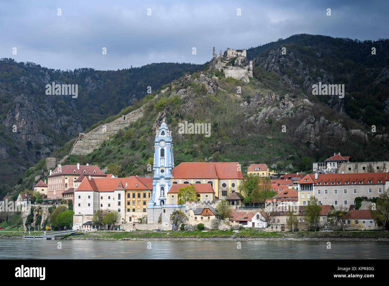 Dunstein Dürnstein in the Wachau Austria Stock Photo - Alamy