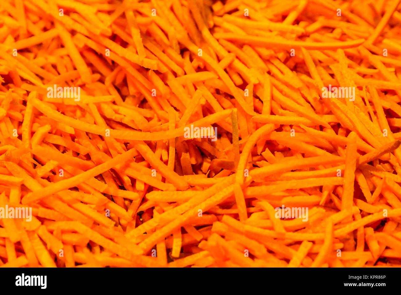 Shredded Carrot Salad Stock Photo