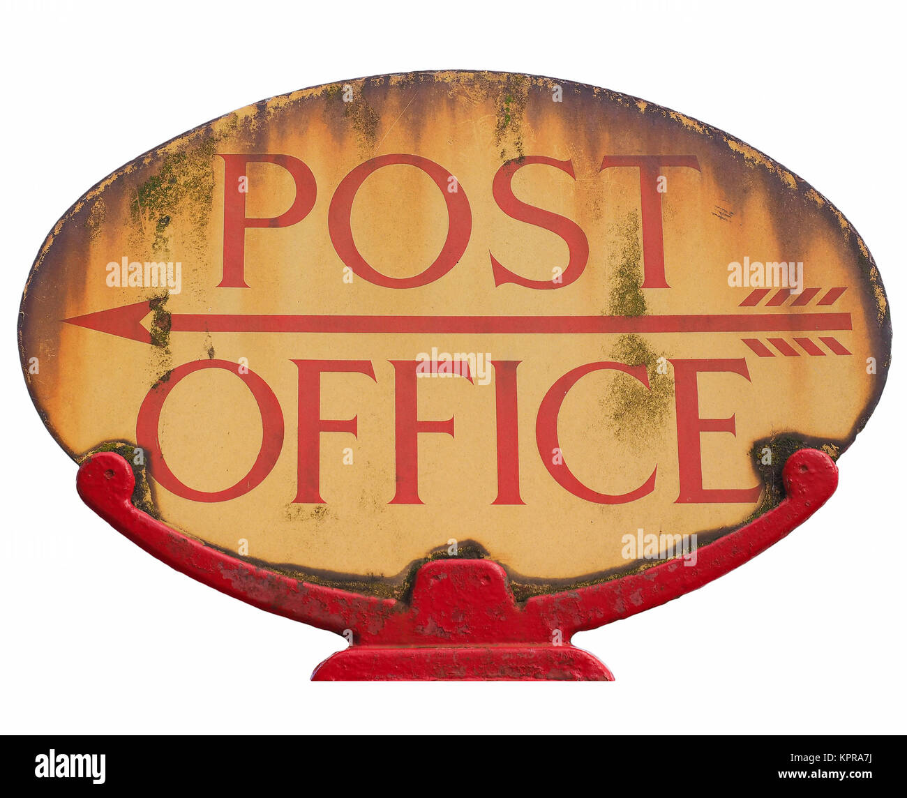 Post office sign Stock Photo