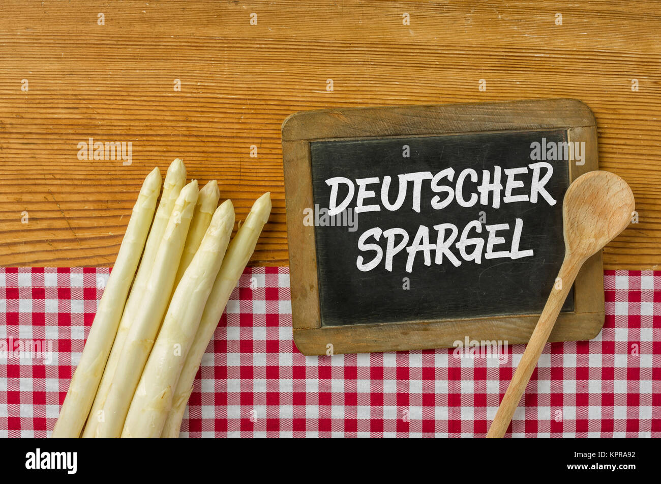 german asparagus Stock Photo