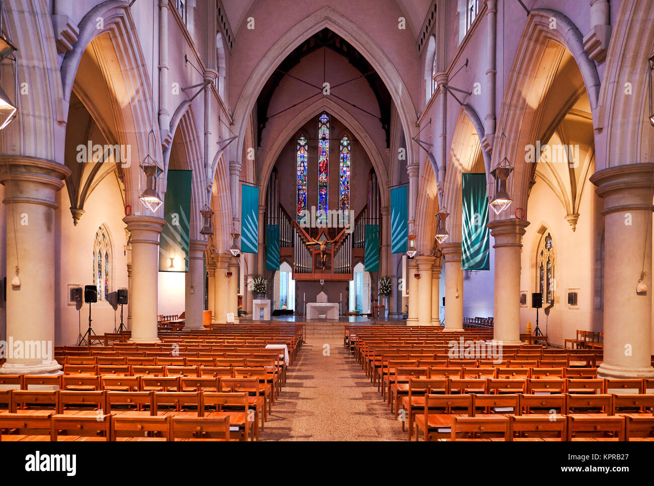 The Cathedral of St. Stephen in Brisbane, Queensland, Australia Stock ...