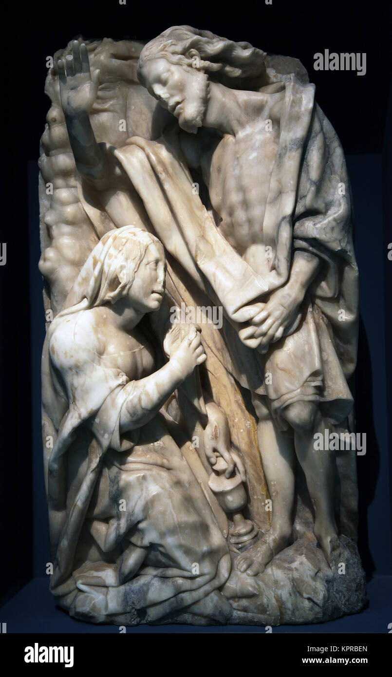 Noli me tangere Damiàn Forment ? (1480–1540) Spanish architect and sculptor.16th century Stock Photo