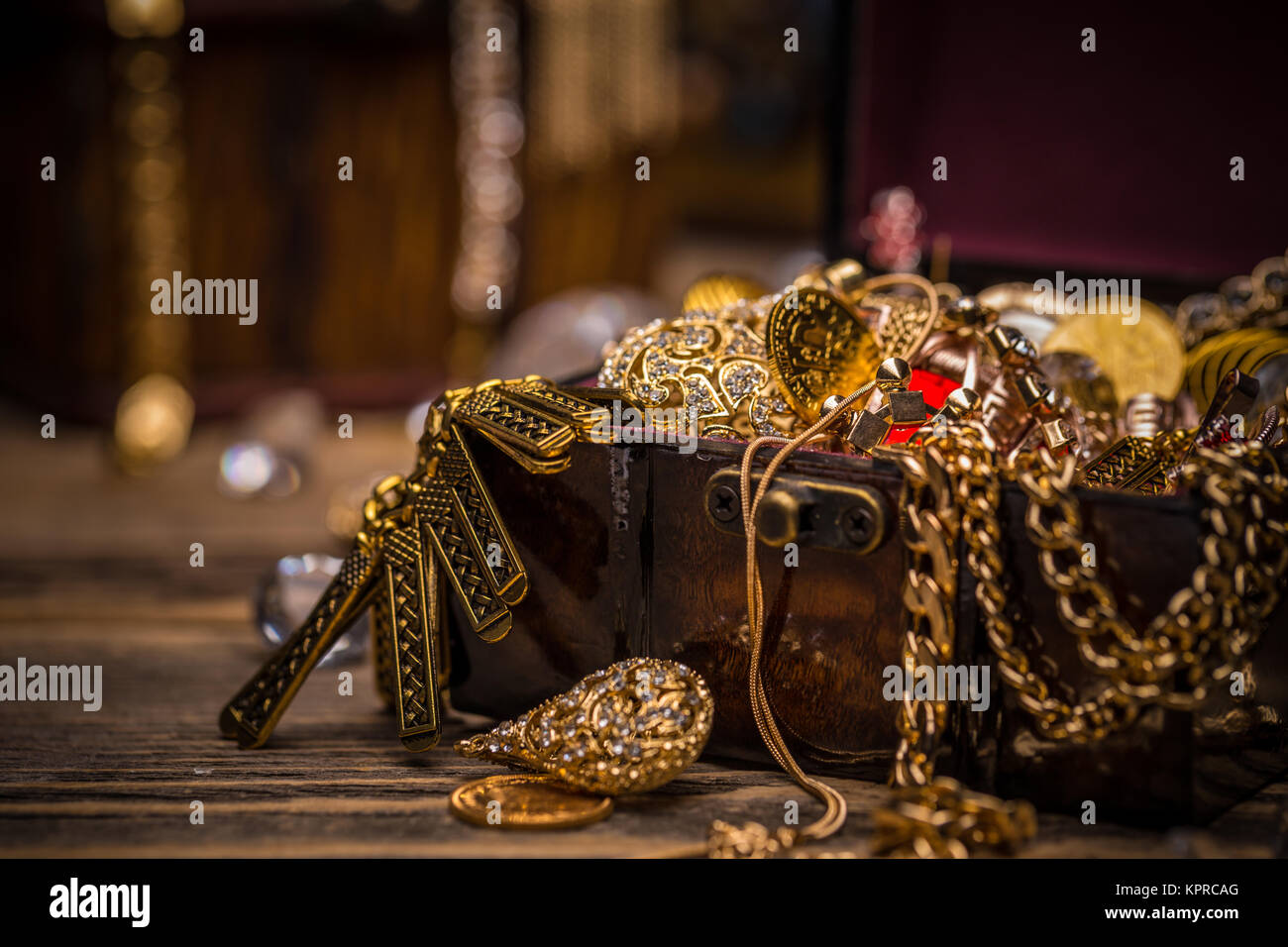 Treasure still life Stock Photo Alamy