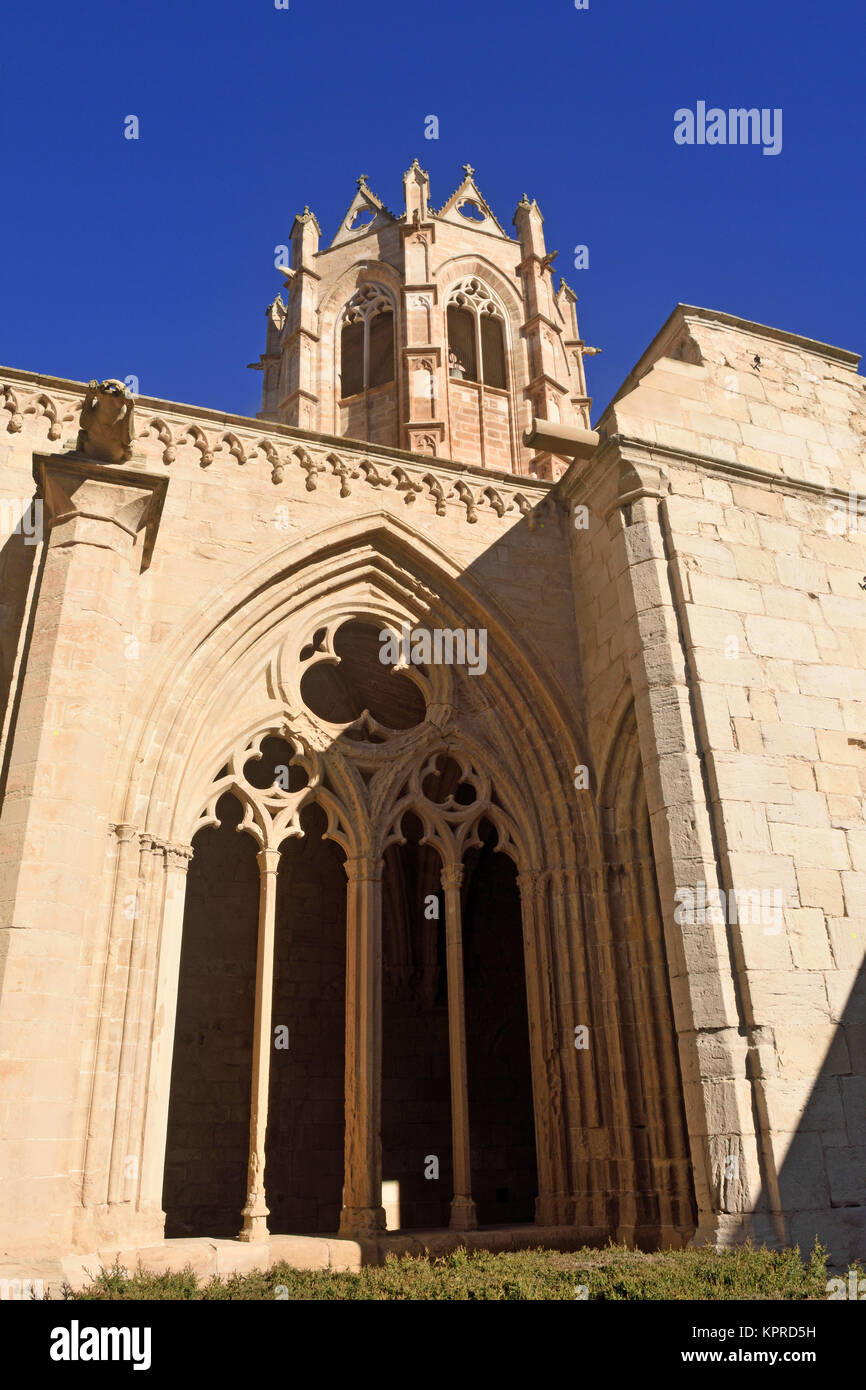 Monastery of Vallbona de les Monges, Lleida province, Catalonia, Spain Stock Photo