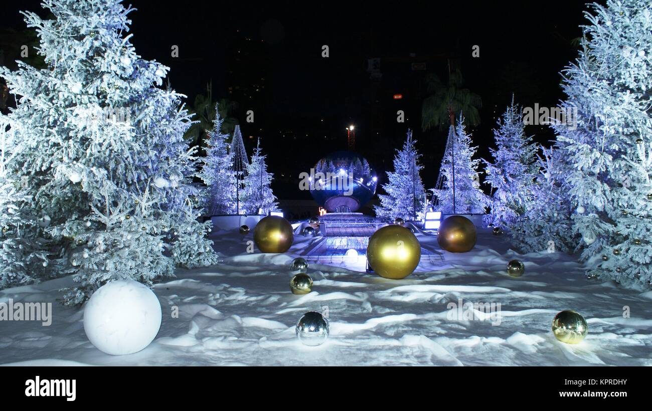 Winter in Monaco, Monte Carlo Stock Photo Alamy
