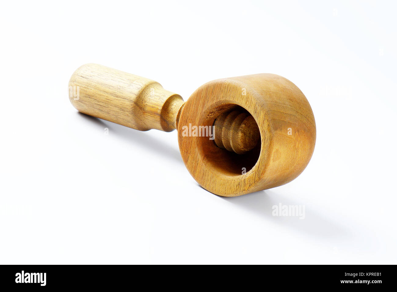 wooden screw nutcracker Stock Photo Alamy