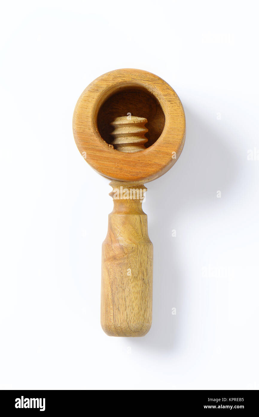 wooden screw nutcracker Stock Photo Alamy