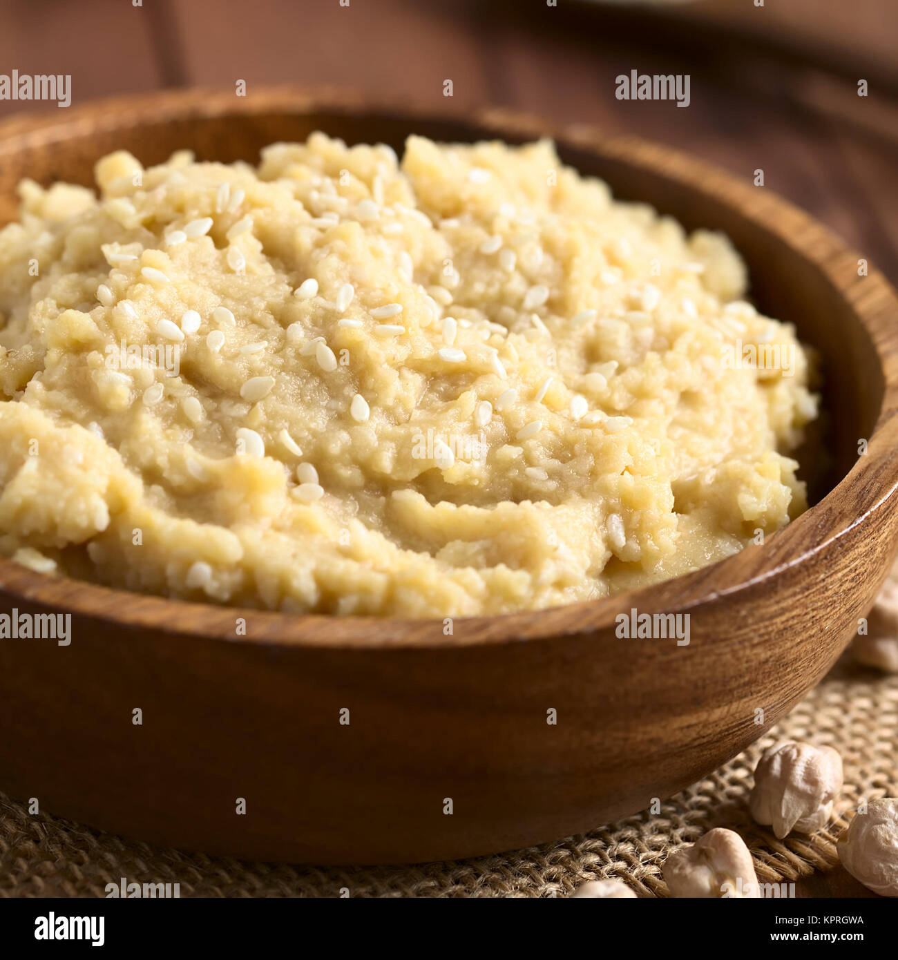 Chickpea Spread or Hummus Stock Photo Alamy
