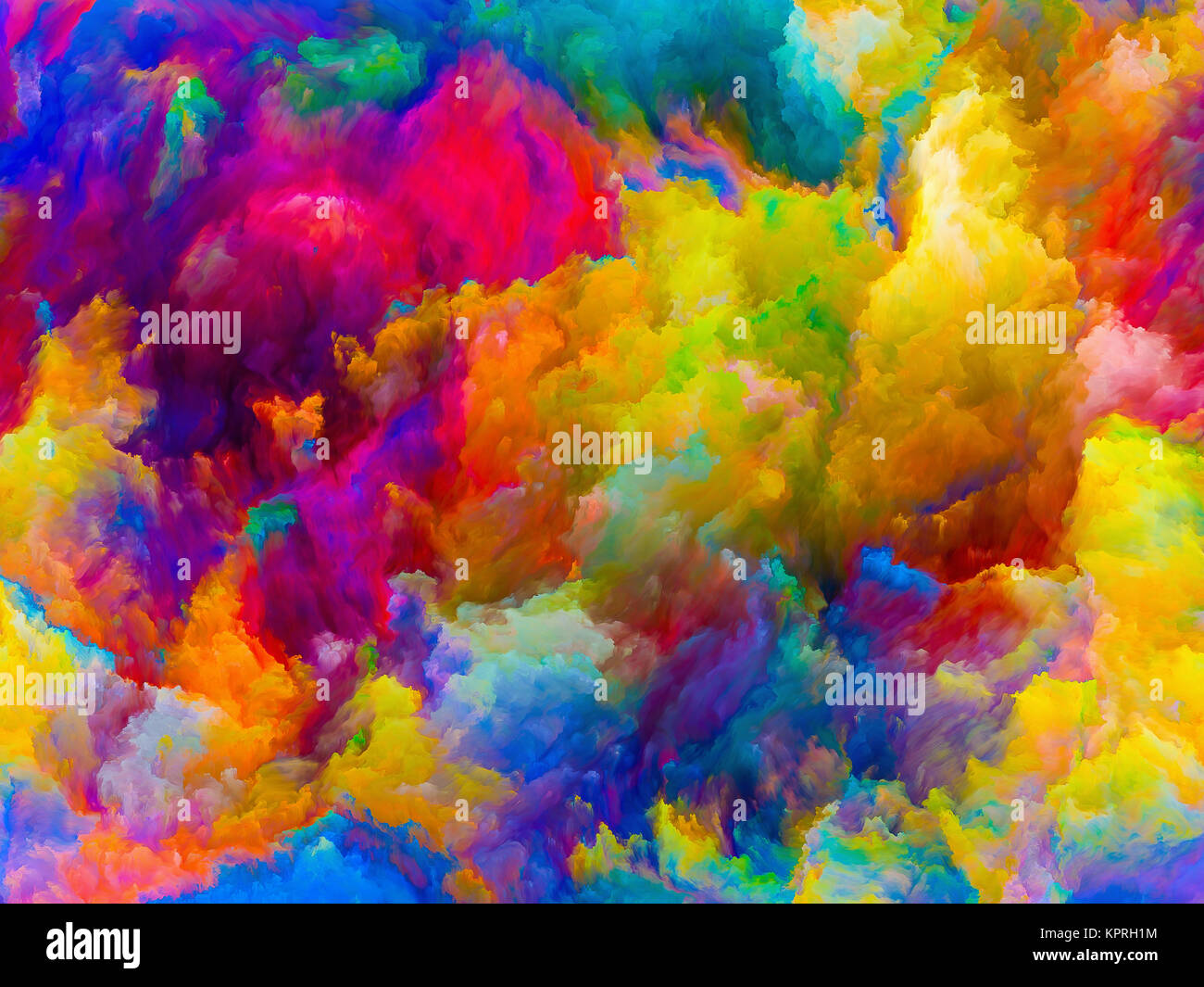 Visualization of Colors Stock Photo