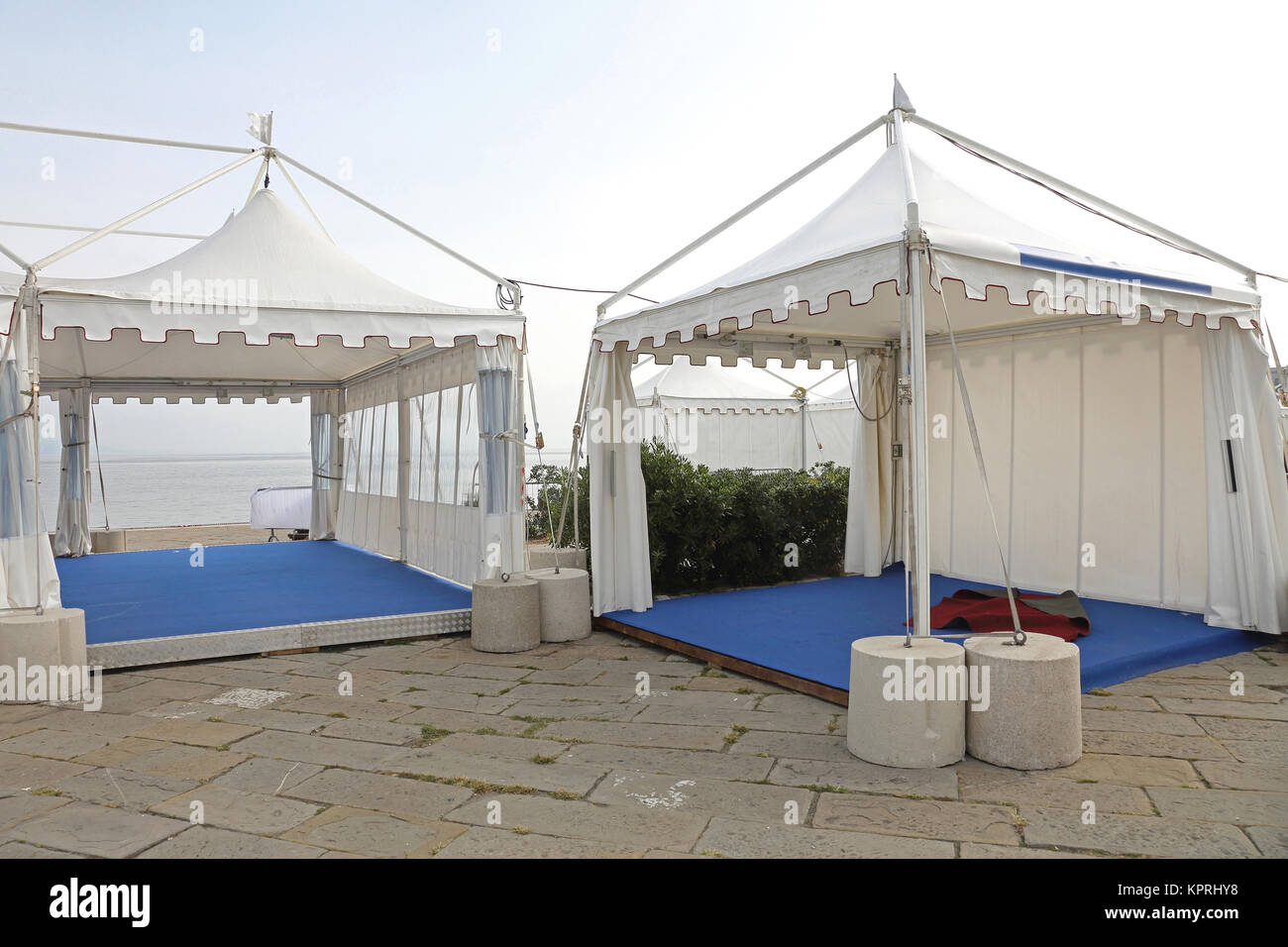 Exhibition Gazebo Stock Photo