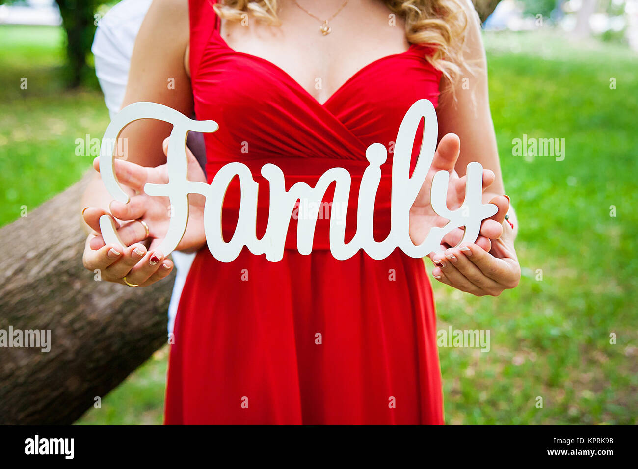 The Word Family Stock Photo Alamy