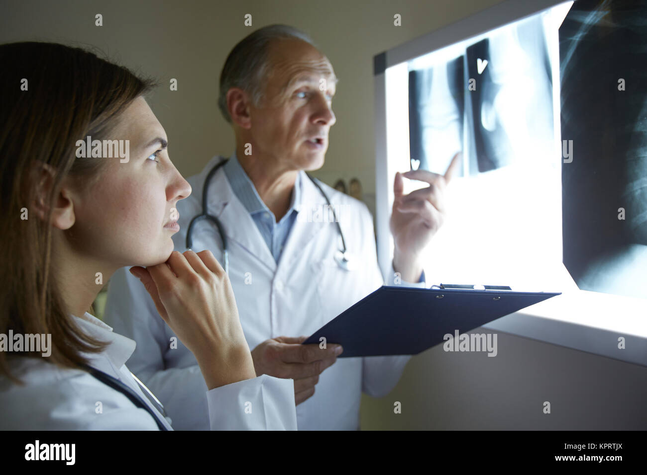 Work of radiologists Stock Photo Alamy