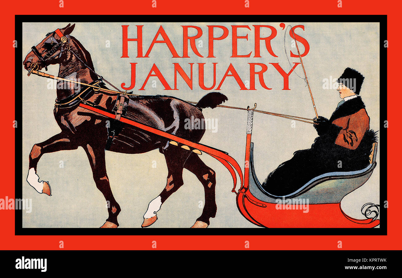 Harper's January Stock Photo