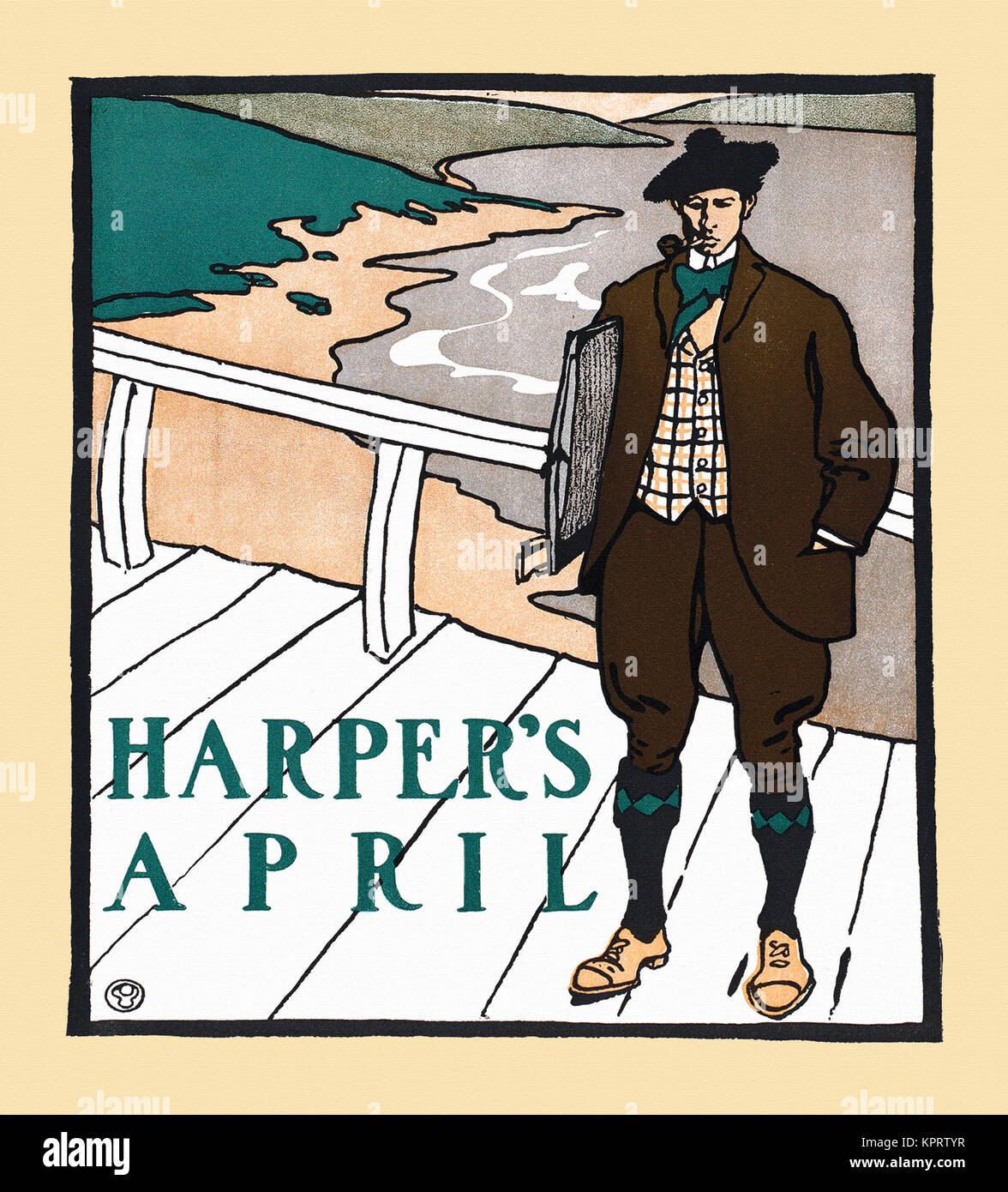 Harper's April Stock Photo