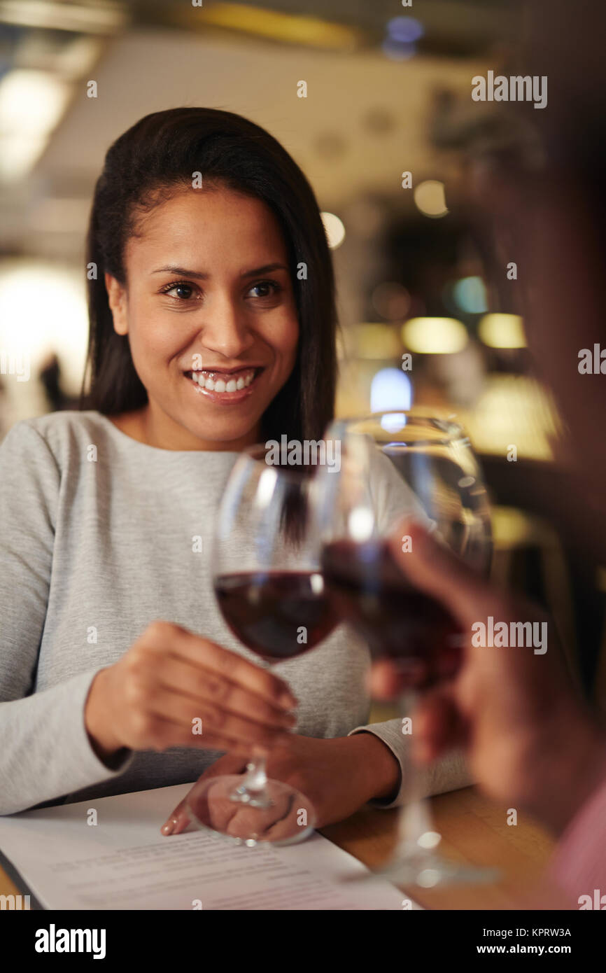 Toast for new contract Stock Photo Alamy