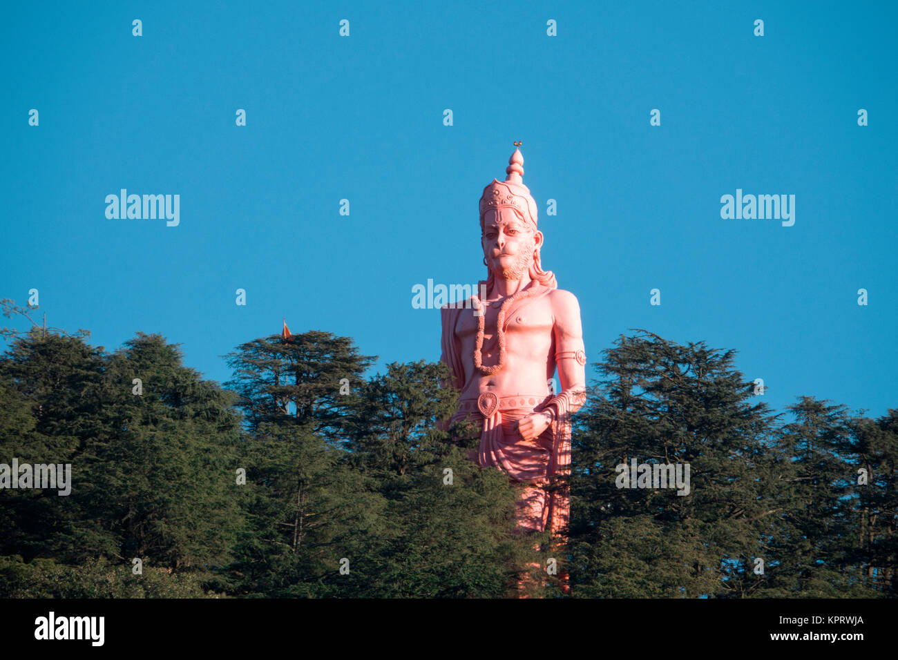 World's tallest Hanuman statue at Jakhu Temple, Shimla, Himachal