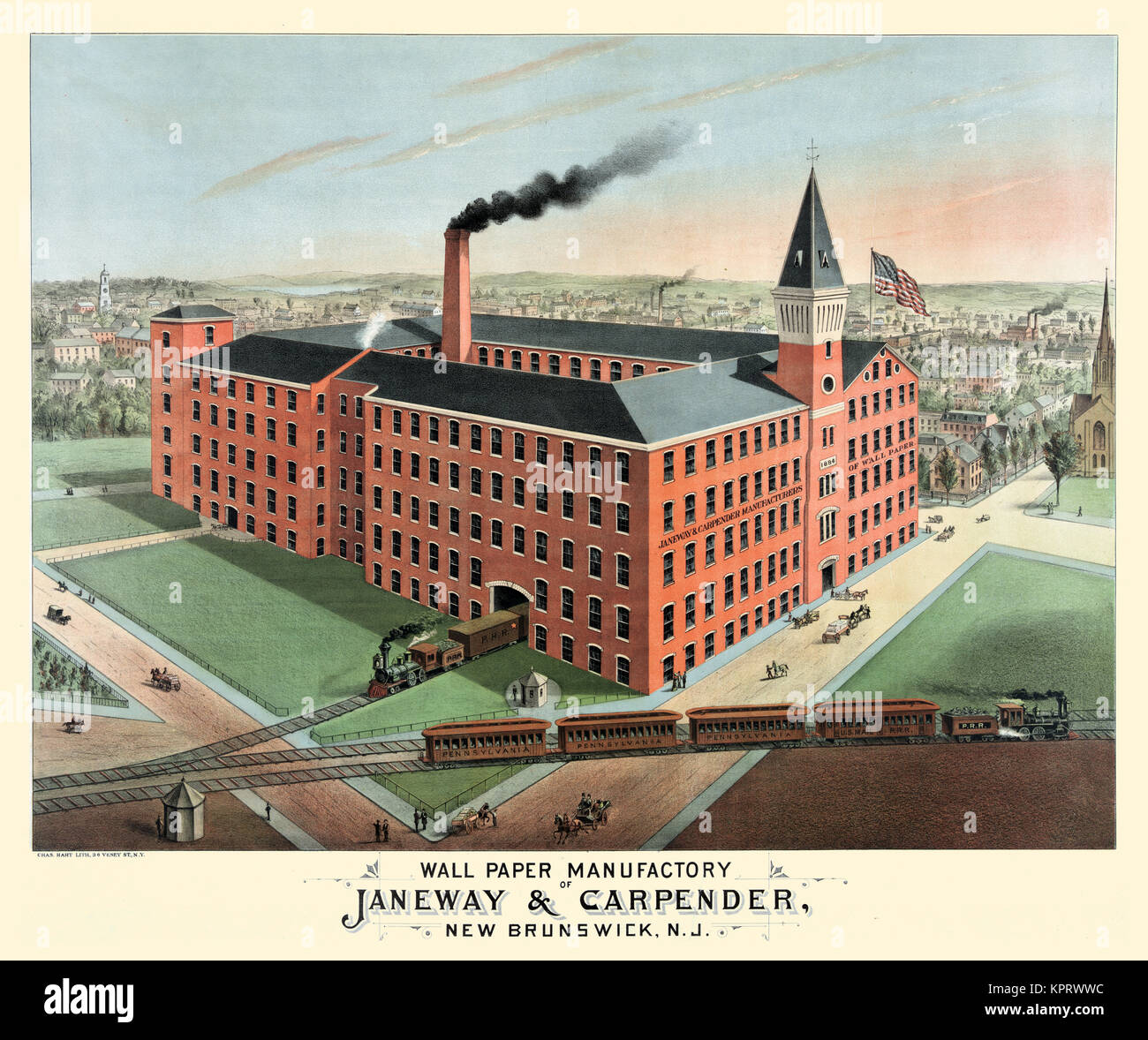 Pennsylvania Railroad Company New Interchange Station Stock Photo Alamy