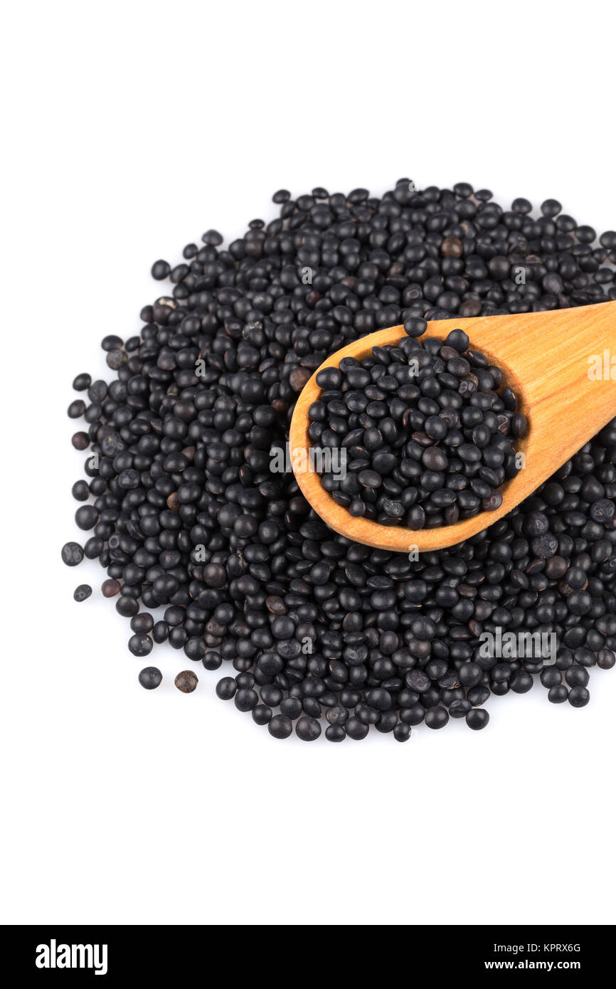 Black lentils beans Stock Photo Alamy