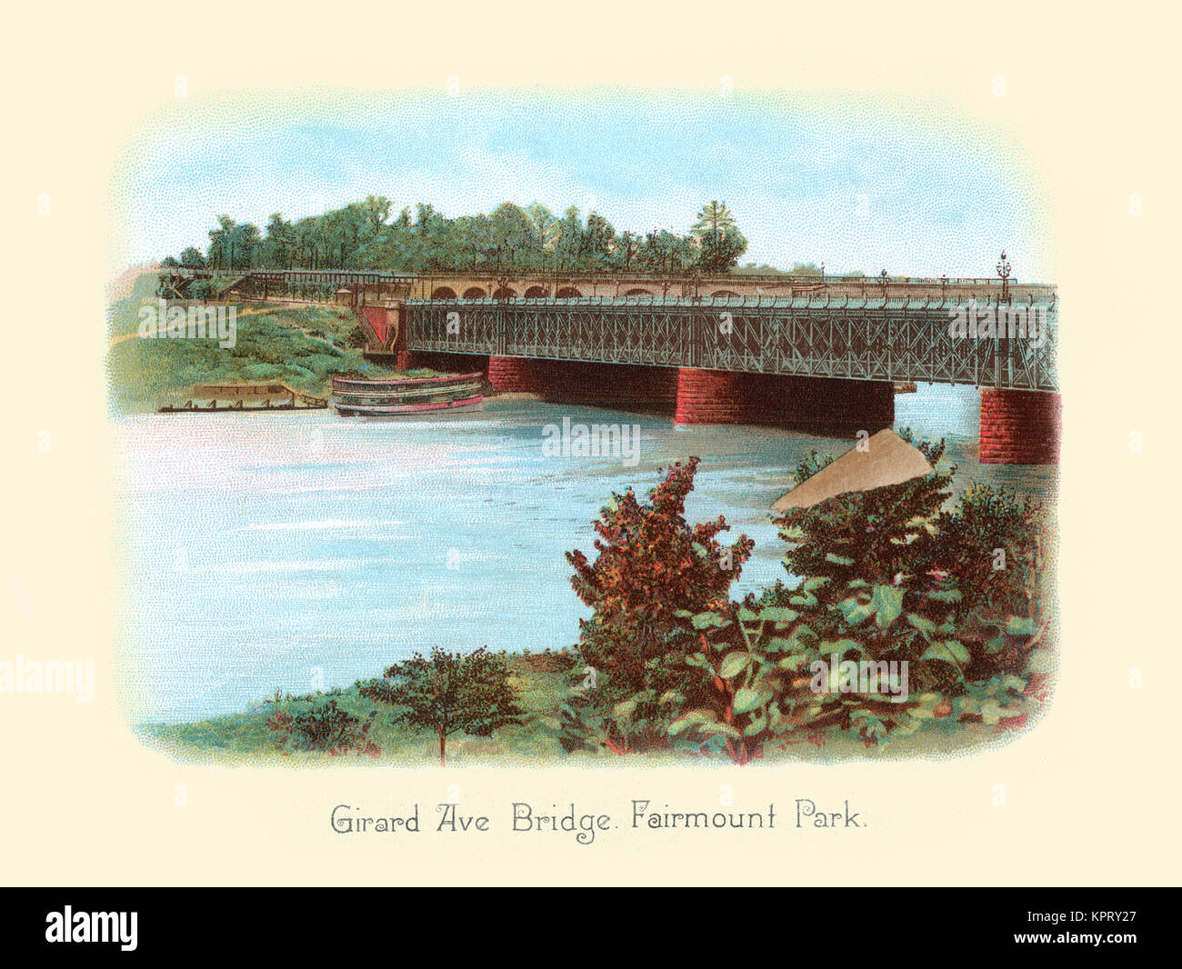 Girard Ave Bridge Fairmount Park Stock Photo Alamy