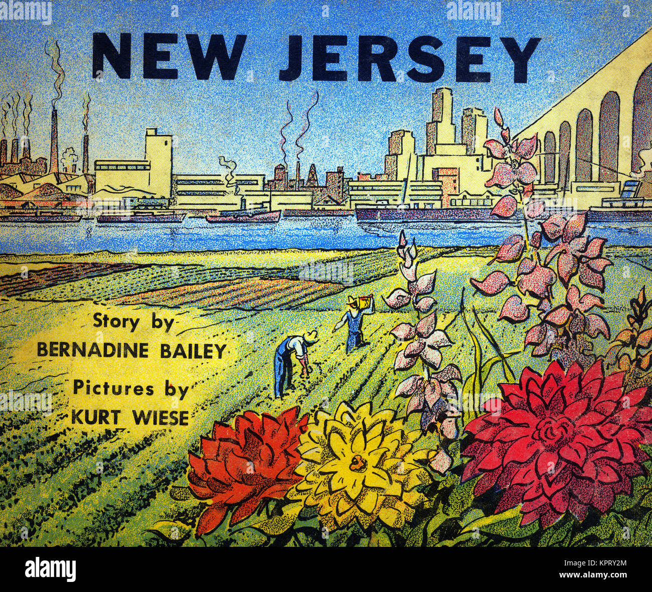 Picture book of New Jersey Stock Photo