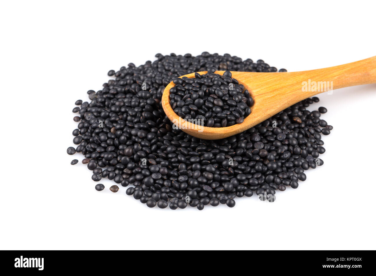 Black lentils beans Stock Photo Alamy