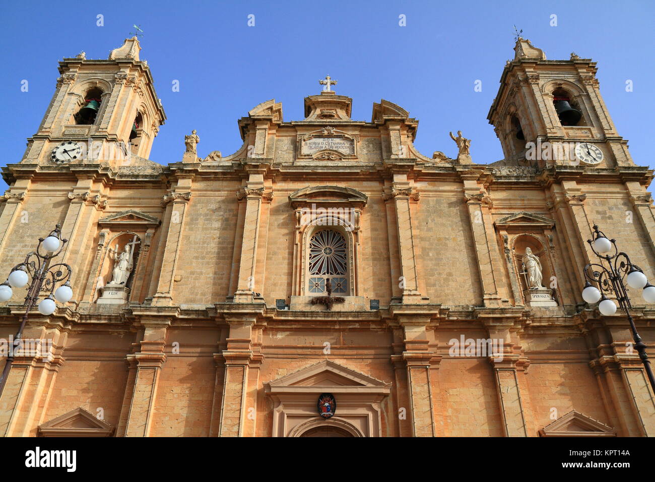 The parish church of Saint Catherine of Alexandria Stock Photo