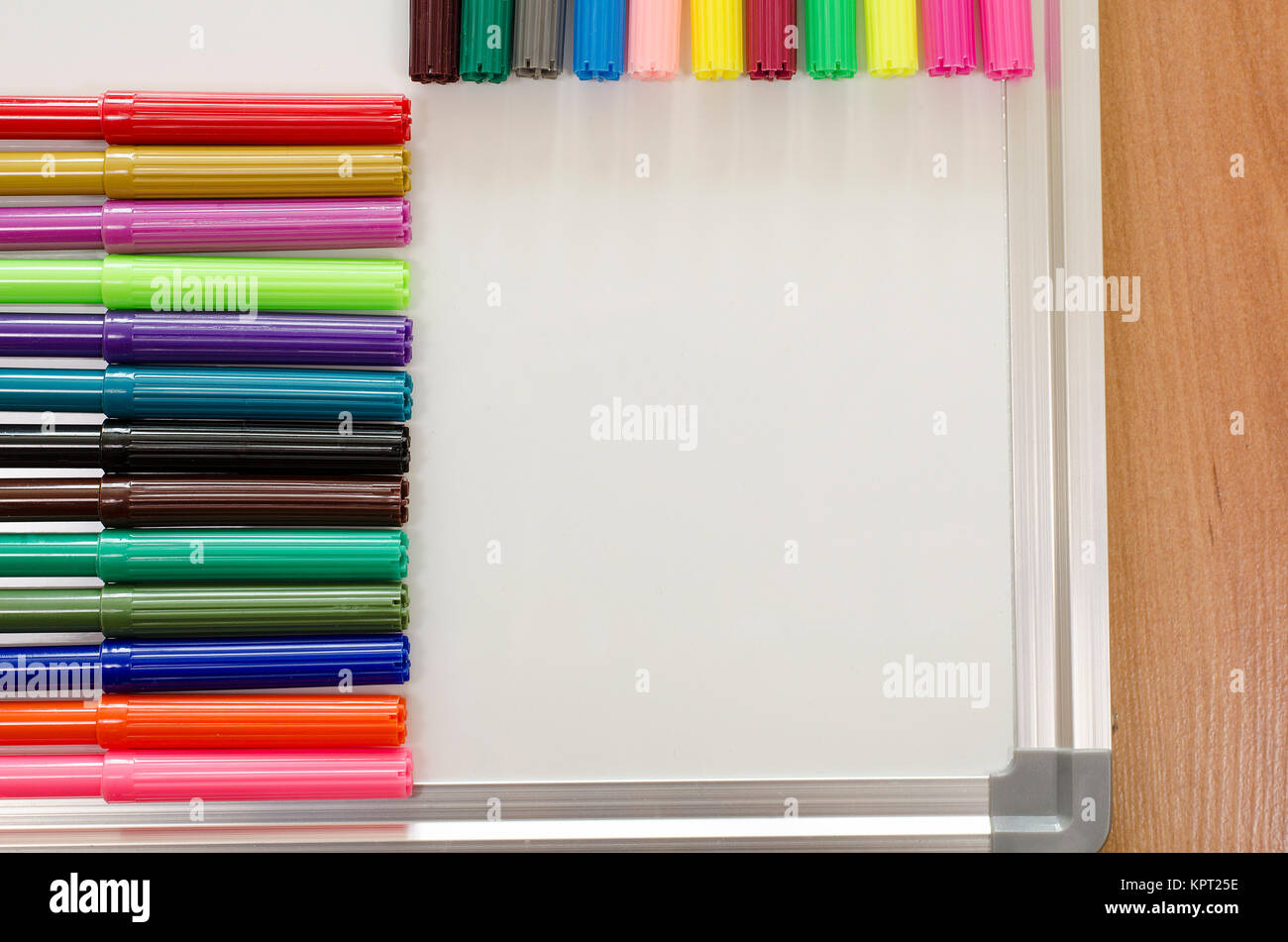 Felttip pen and whiteboard Stock Photo Alamy