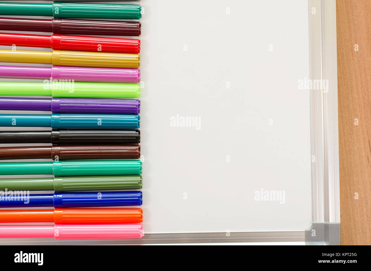 Felttip pen and whiteboard Stock Photo Alamy