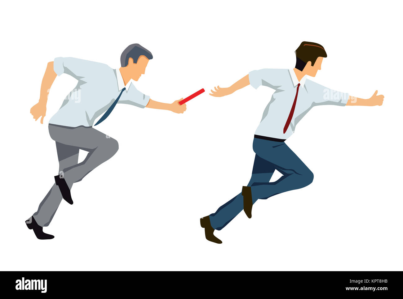 business relay race Stock Photo Alamy