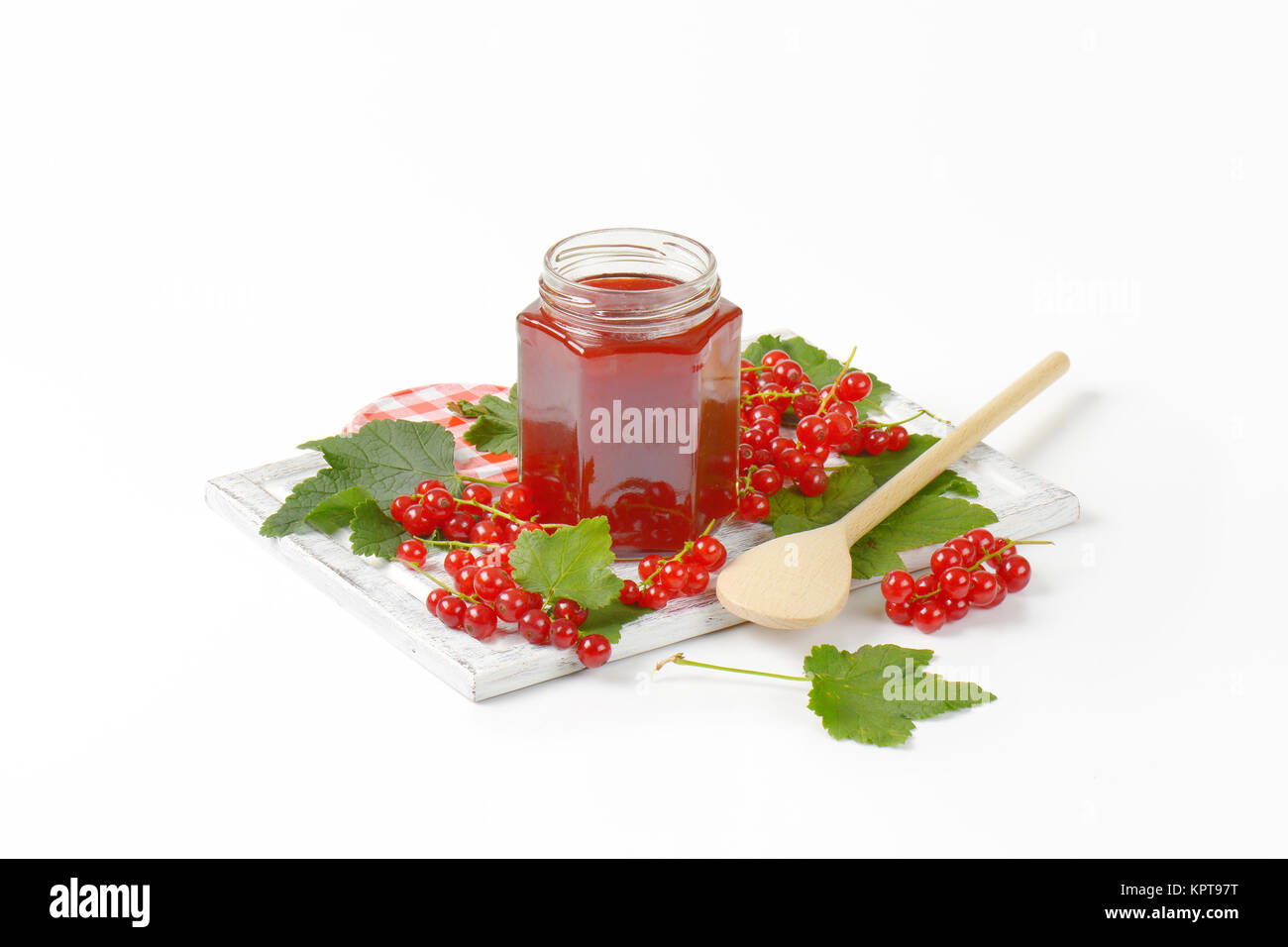 Red currant jelly Stock Photo Alamy