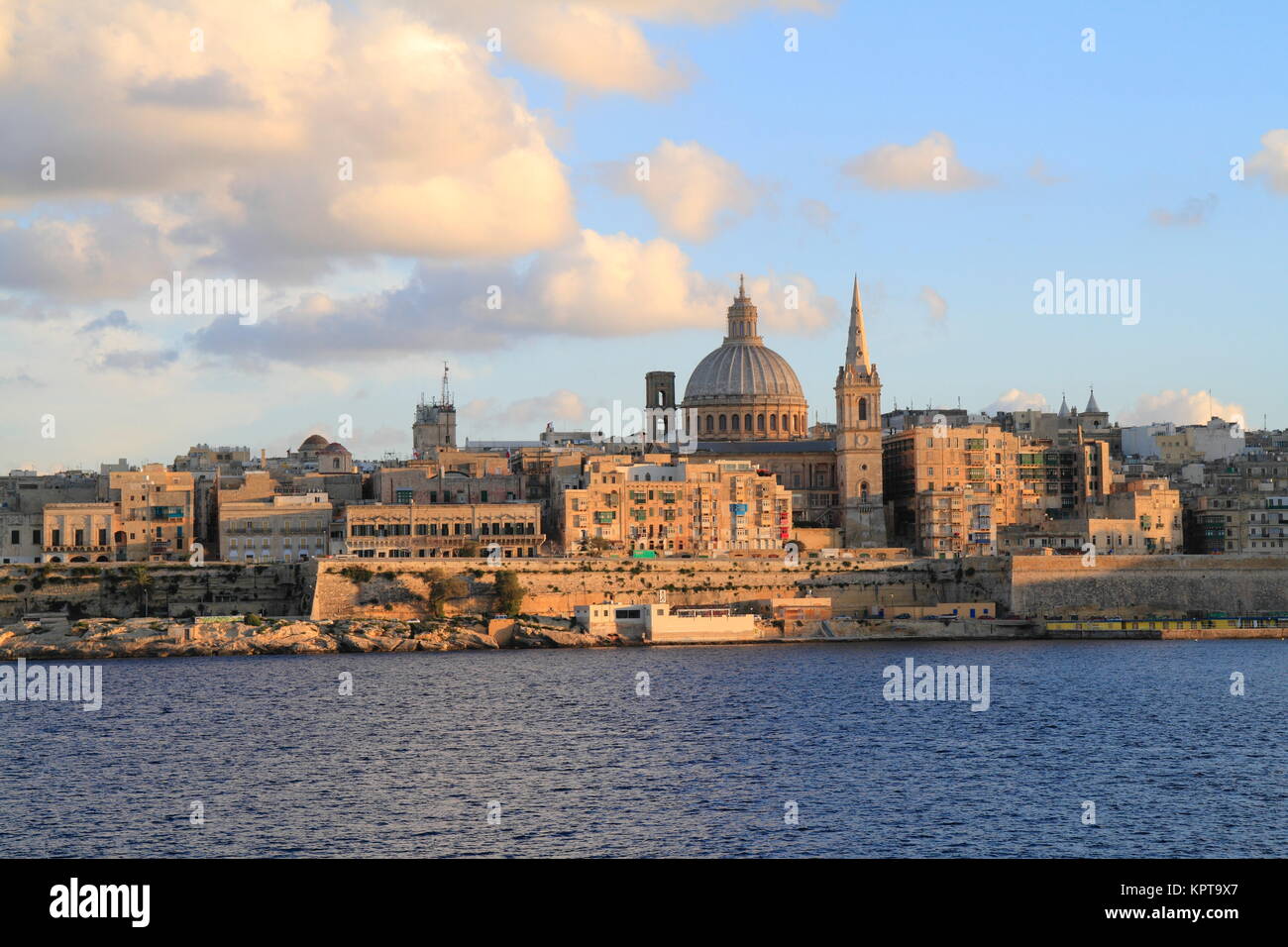 Valletta Skyline Malta Stock Photo Alamy Valletta Skyline Malta Stock Photo Alamy