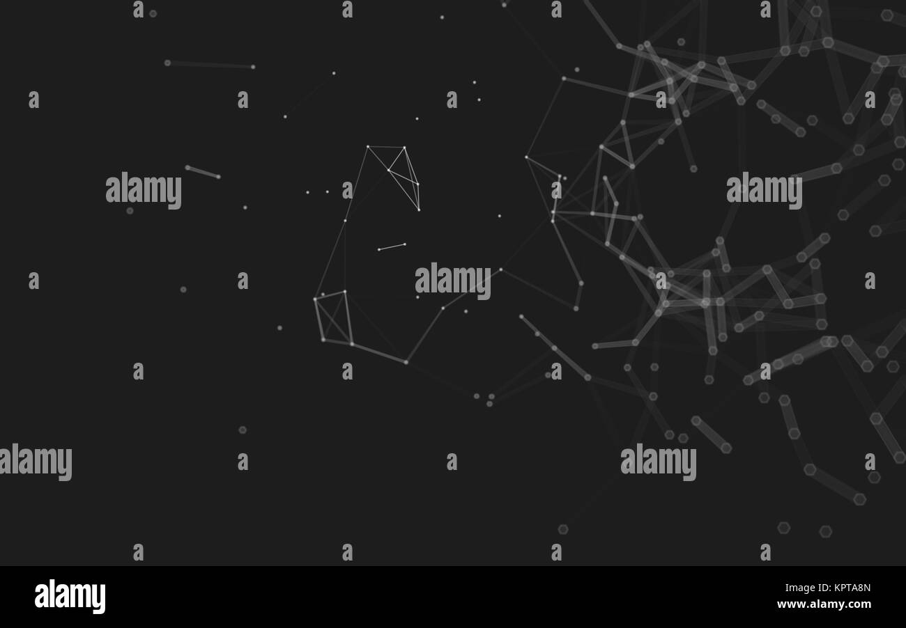 Abstract polygonal space low poly dark background Stock Photo - Alamy