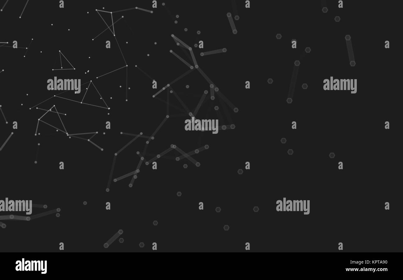 Abstract polygonal space low poly dark background Stock Photo - Alamy