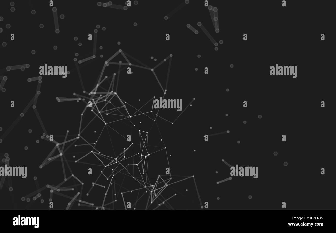 Abstract polygonal space low poly dark background Stock Photo - Alamy
