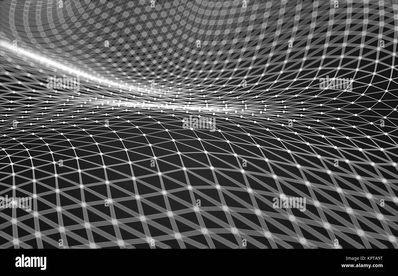 Abstract polygonal space low poly dark background Stock Photo - Alamy