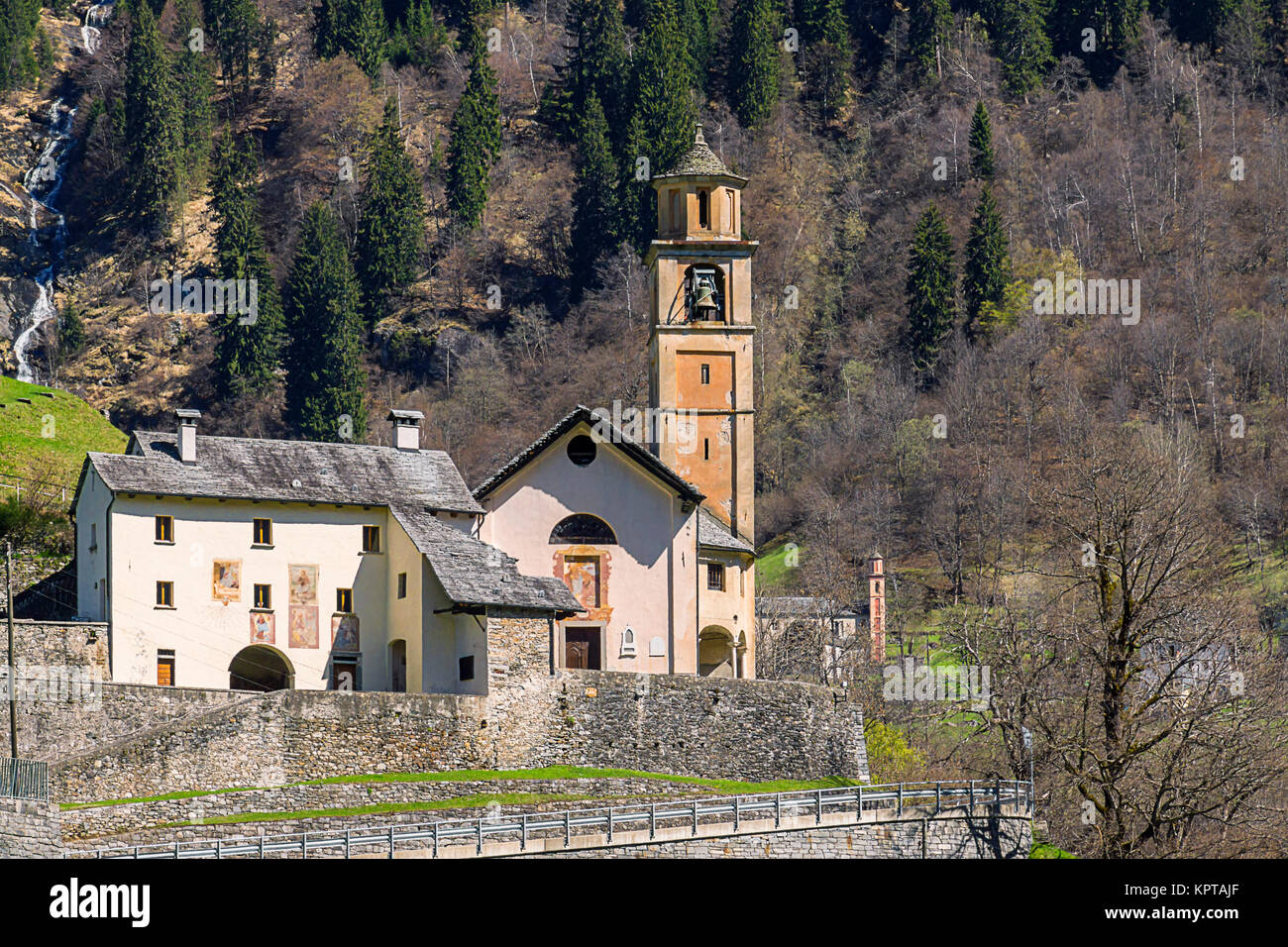 Chiesa di Corino Stock Photo