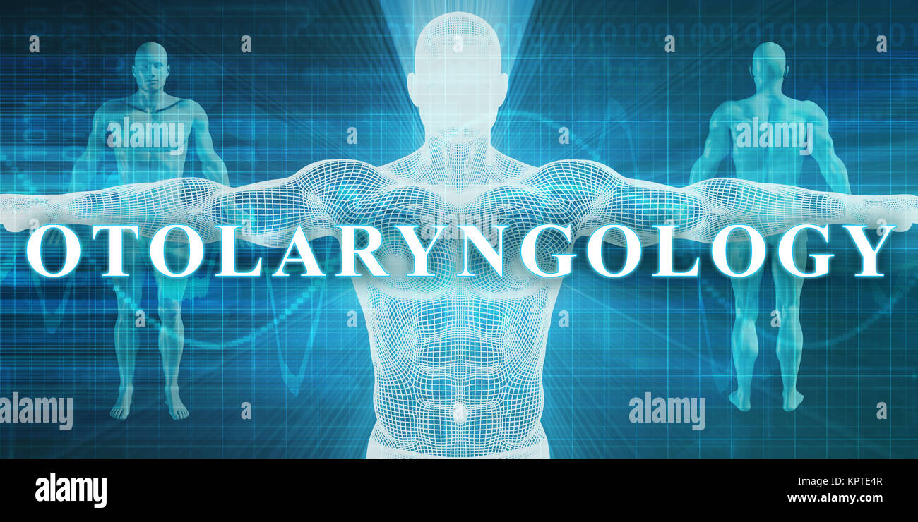 Otolaryngology as a Medical Specialty Field or Department Stock Photo